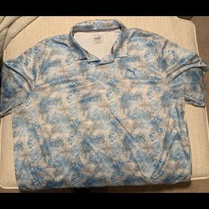 Mens puma golf polo